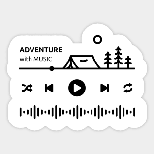 Adventure with Music Sticker